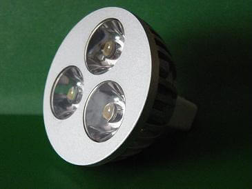 Светодиодная лампа FS-07, 3*1W, 12V, 300-360LM, MR16